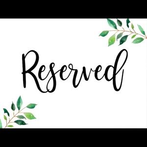 💚 Reserved for @anchoredhanger